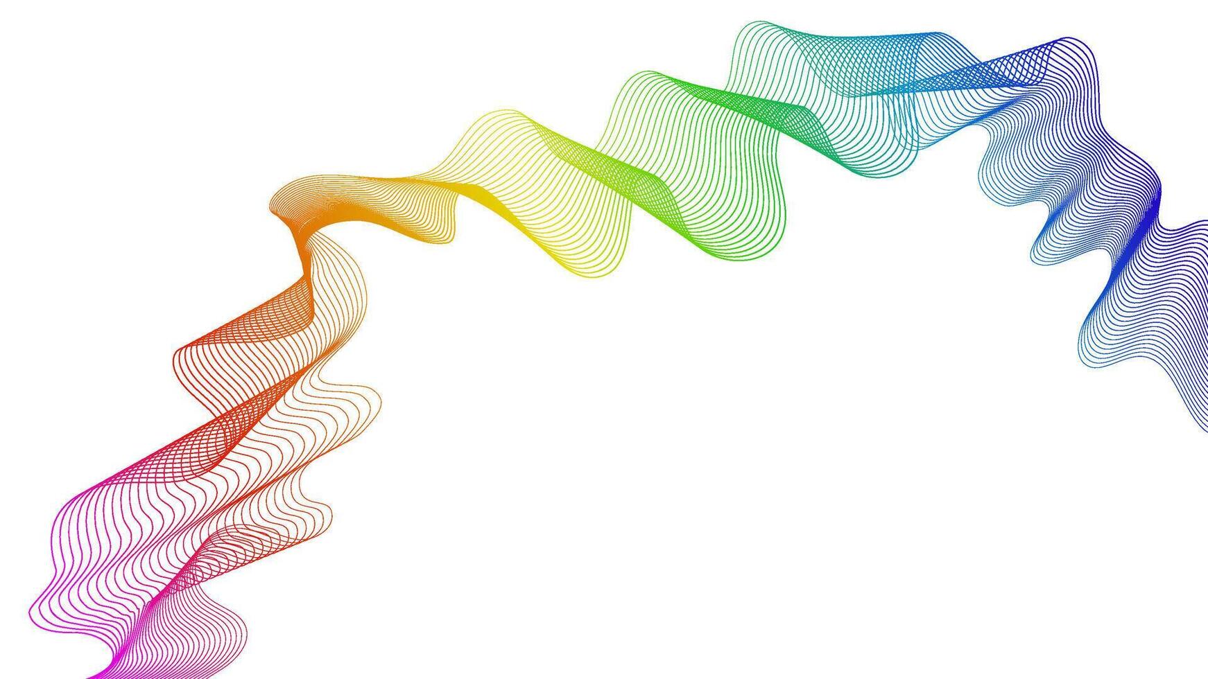 Abstract backdrop with wave gradient lines vector