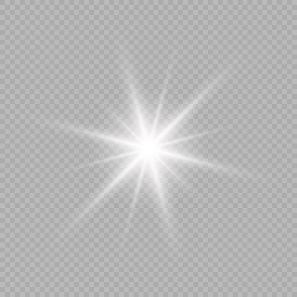 Light effect of lens flares vector