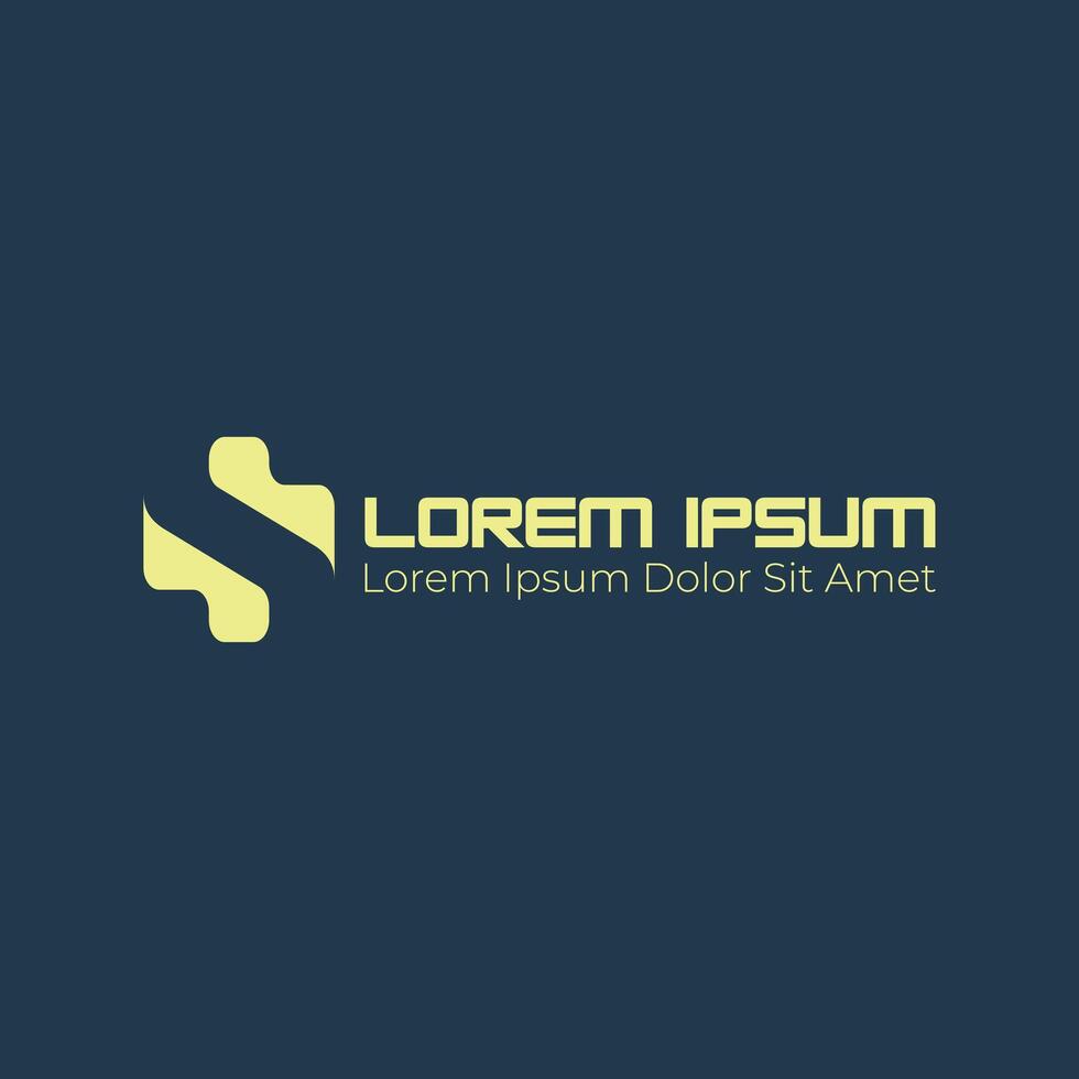 S letter negative site creative business logo vector
