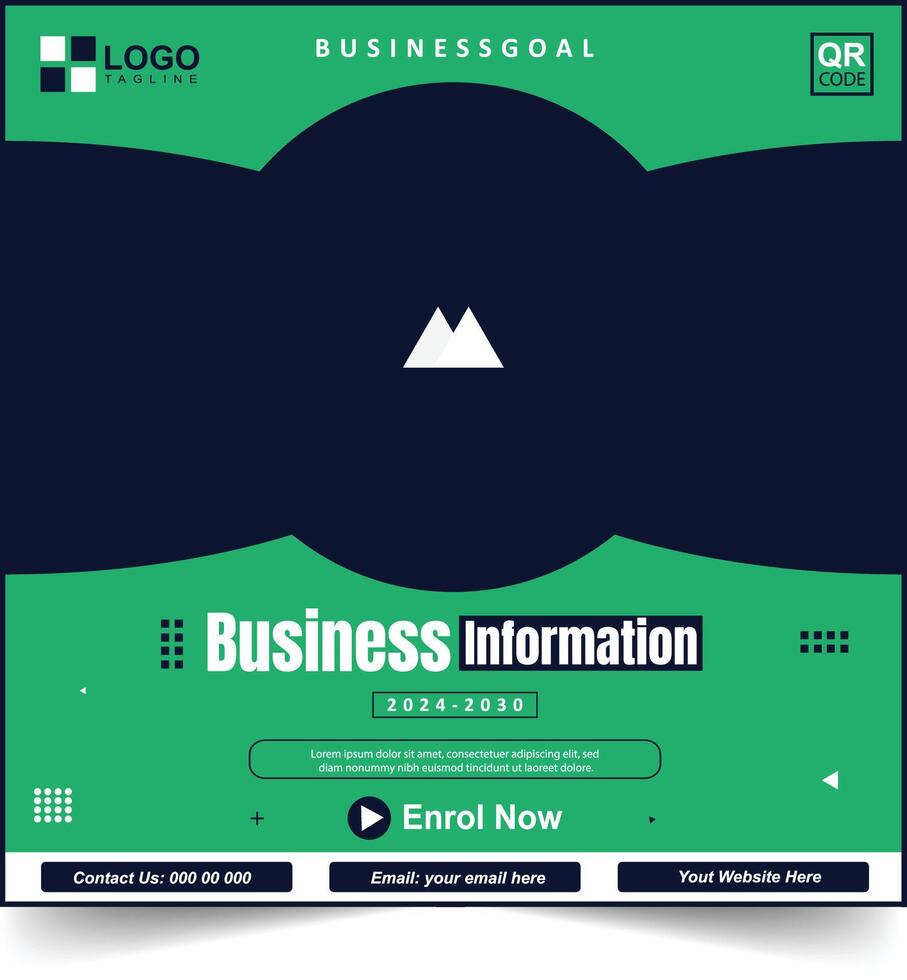 Social Media Banner Design vector