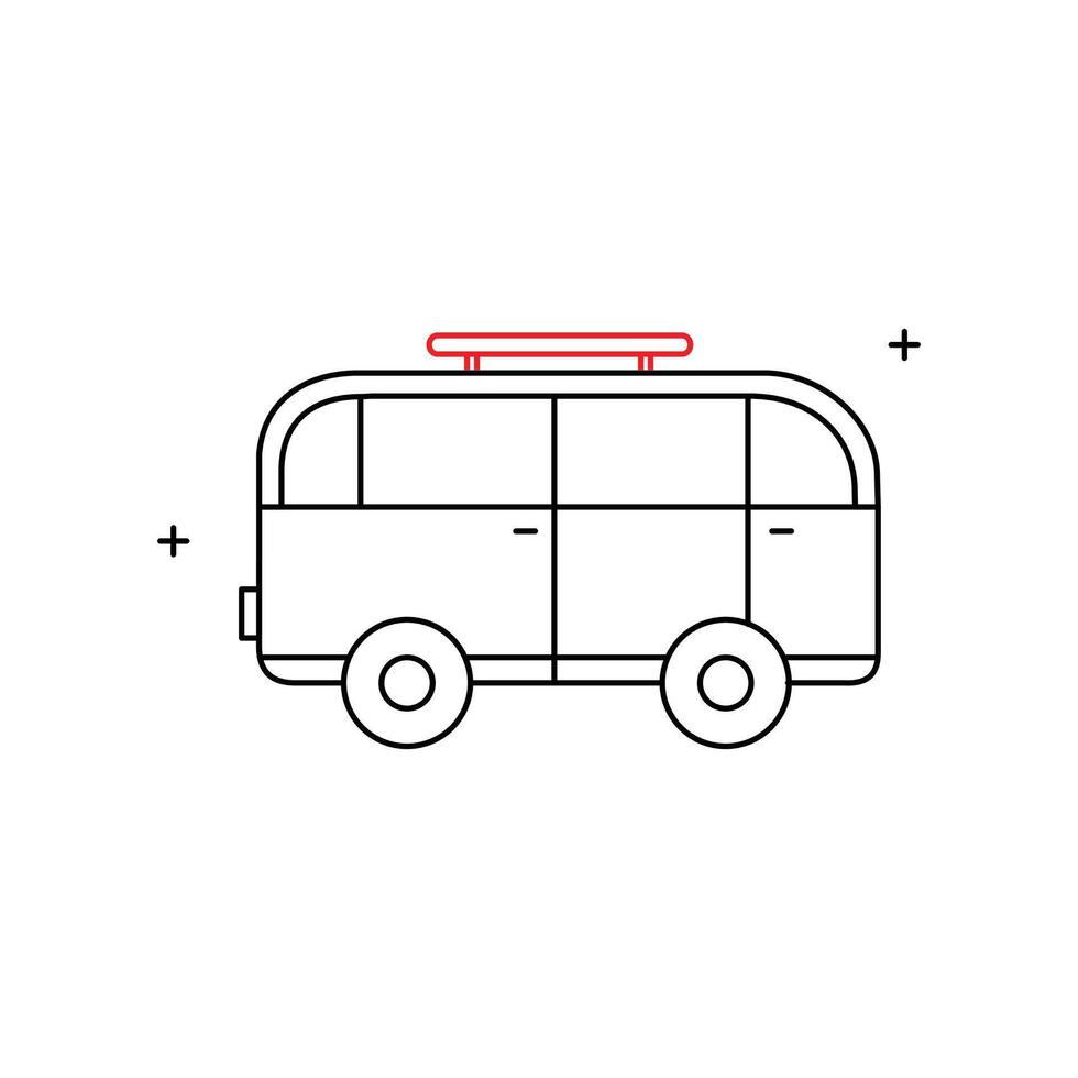 Public Transport, City Bus, Bus Travel, Bus Service, Public Transportation Bus Icon Design vector
