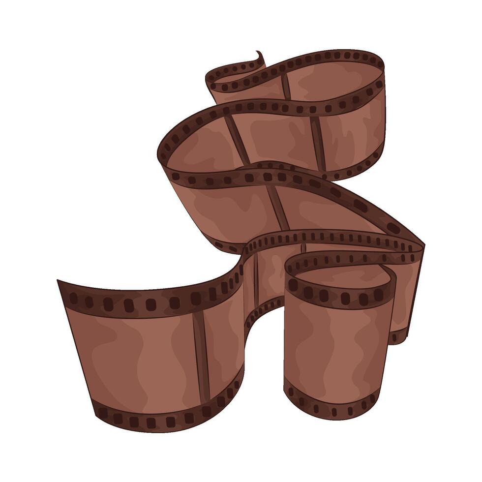 Illustration of film roll vector