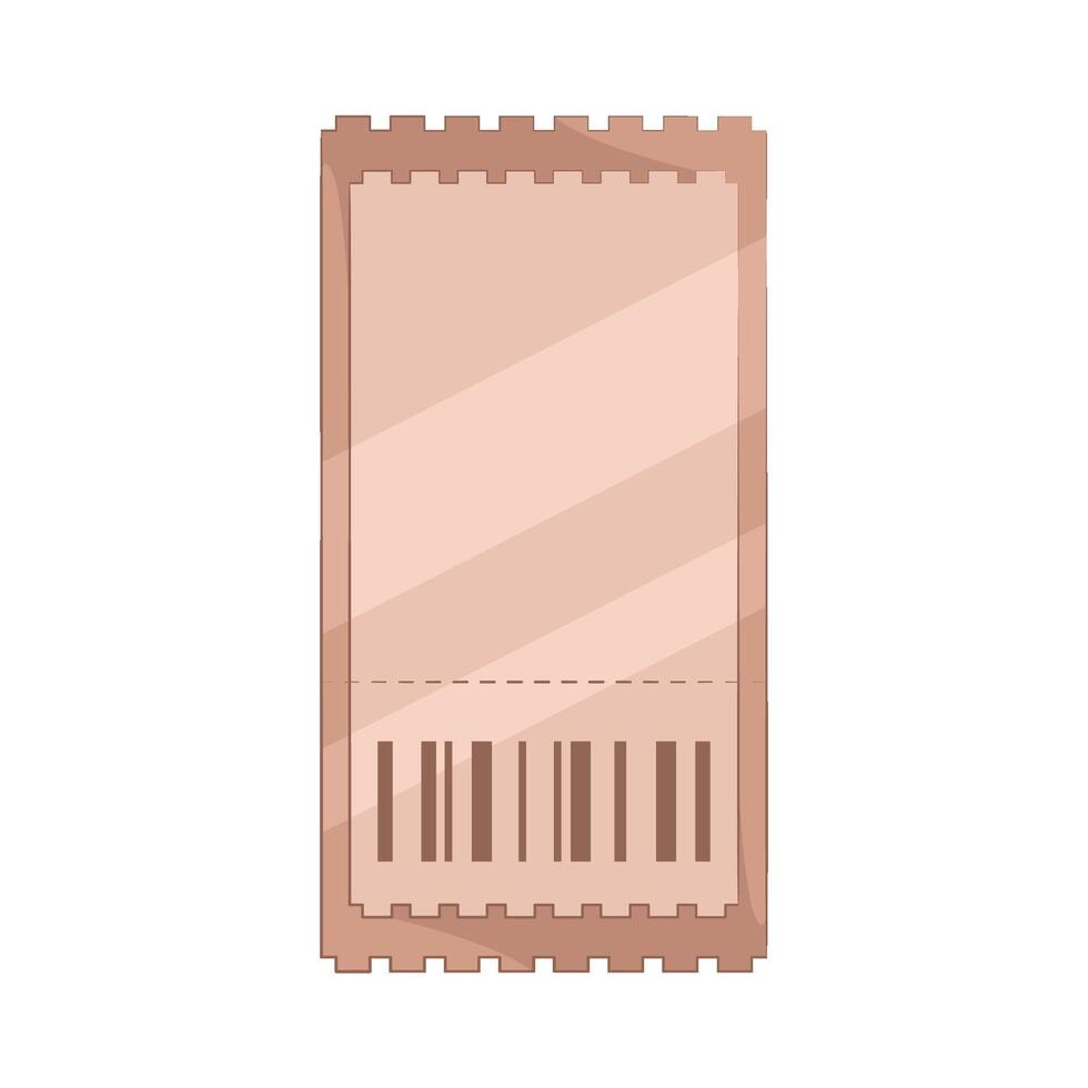 Illustration of ticket vector