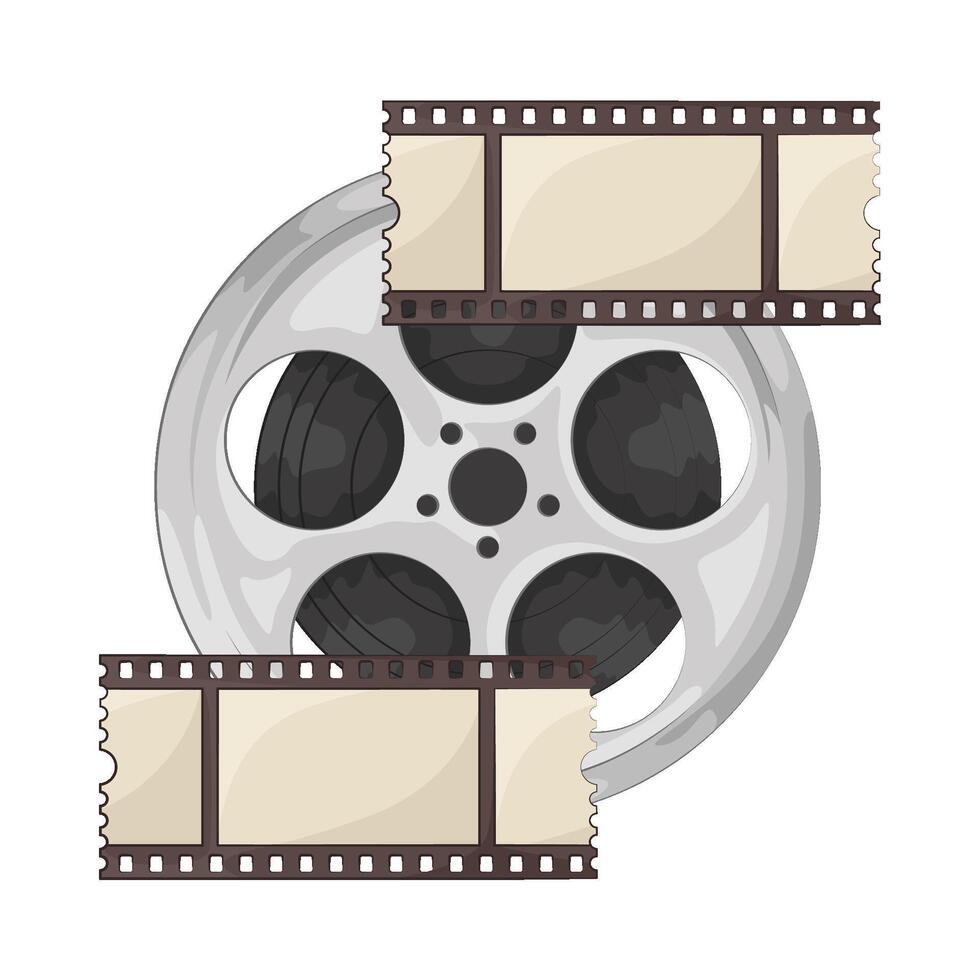 Illustration of cinema ticket vector