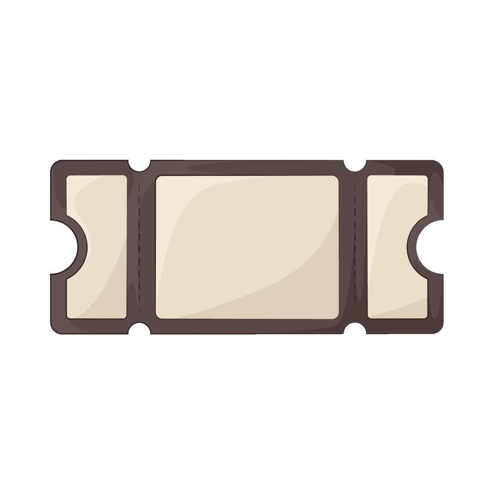 Illustration of ticket vector