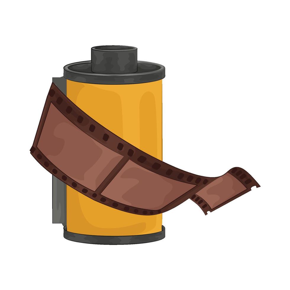 Illustration of film roll vector