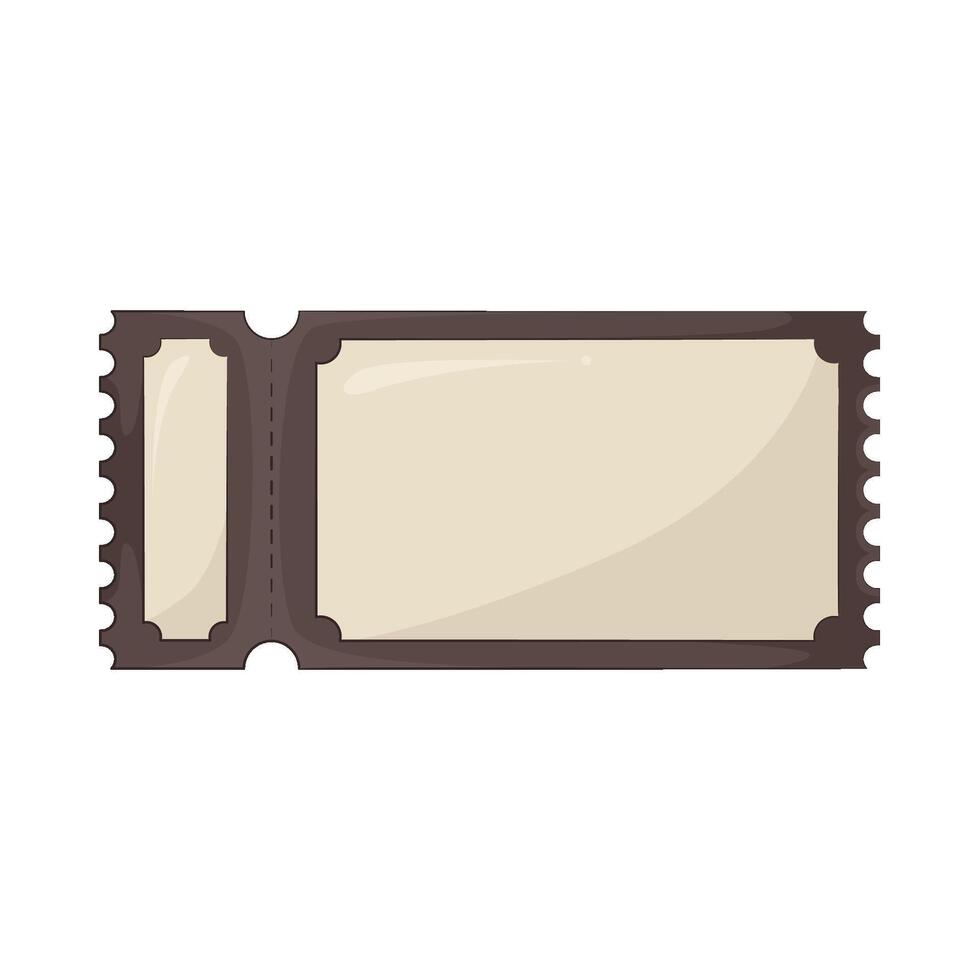 Illustration of ticket vector