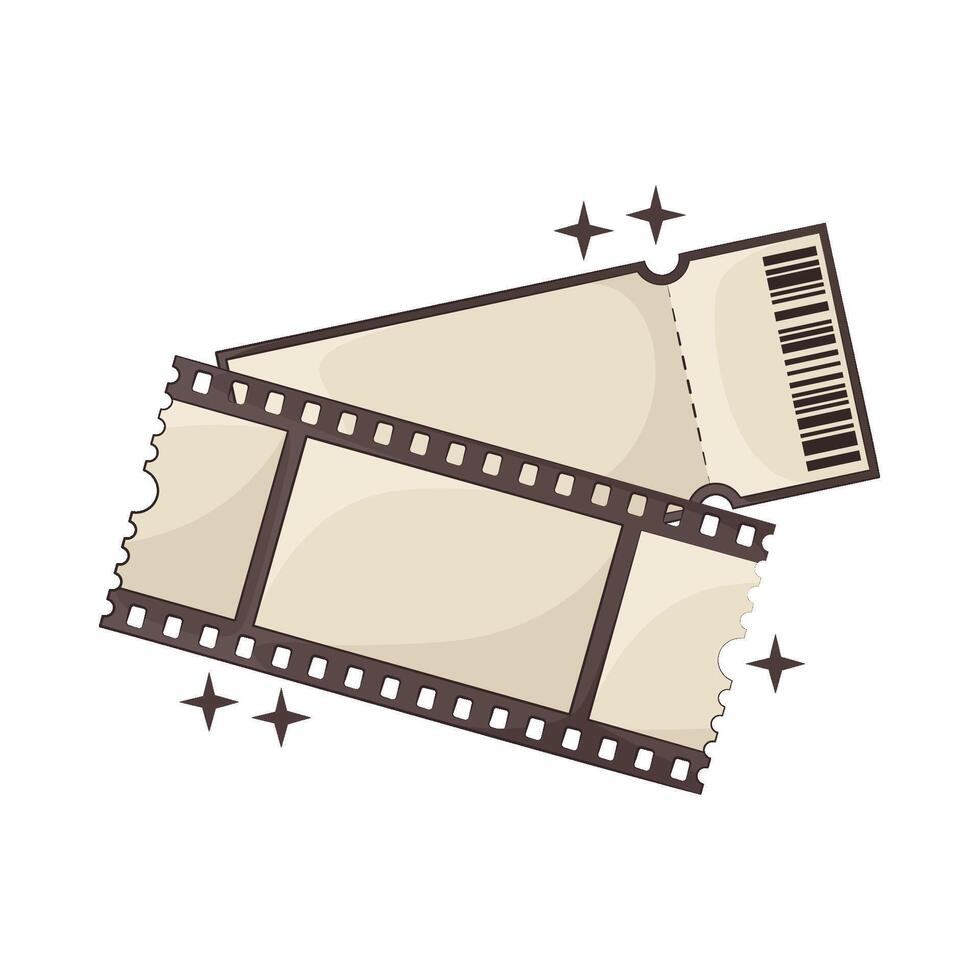 Illustration of ticket vector