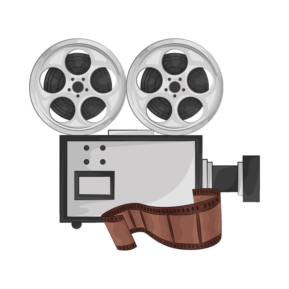 Illustration of film roll vector