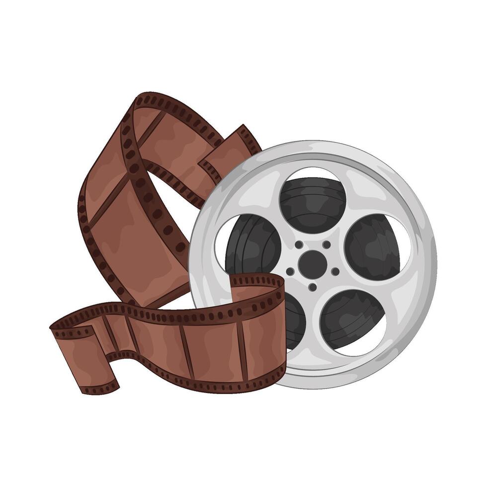 Illustration of film roll vector
