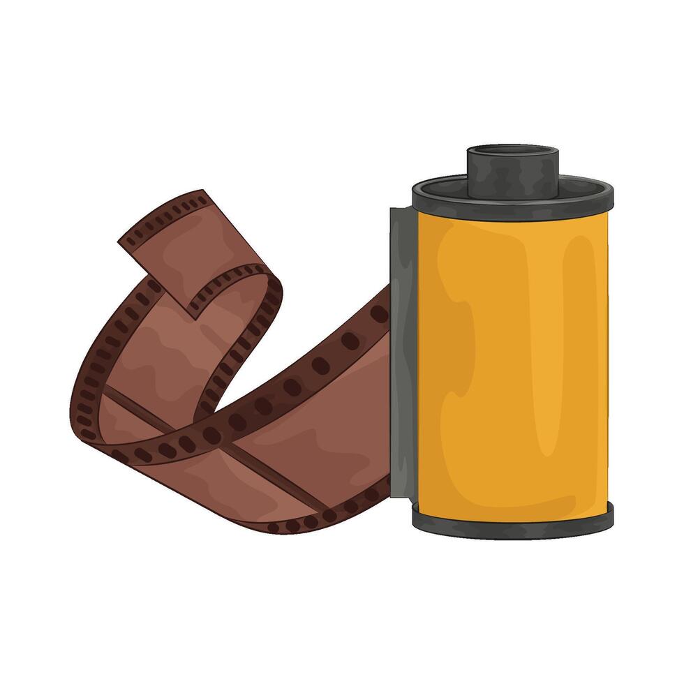 Illustration of film roll vector