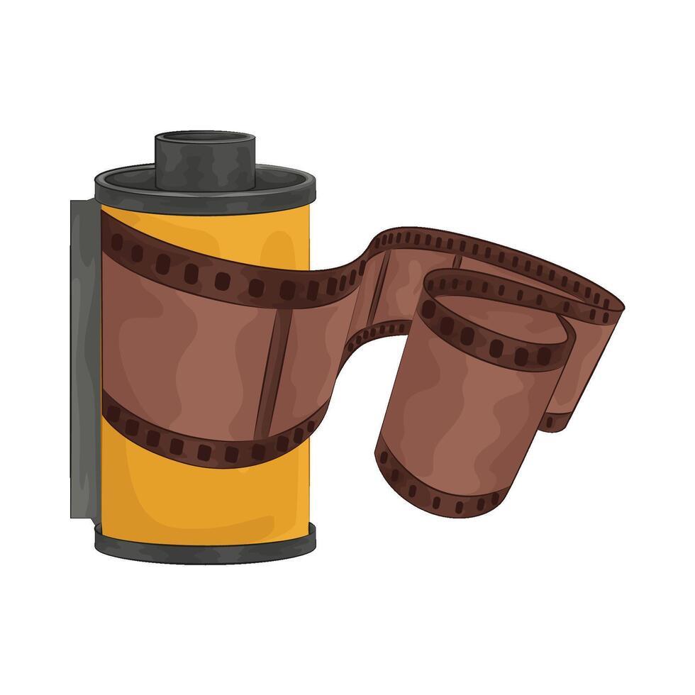 Illustration of film roll vector