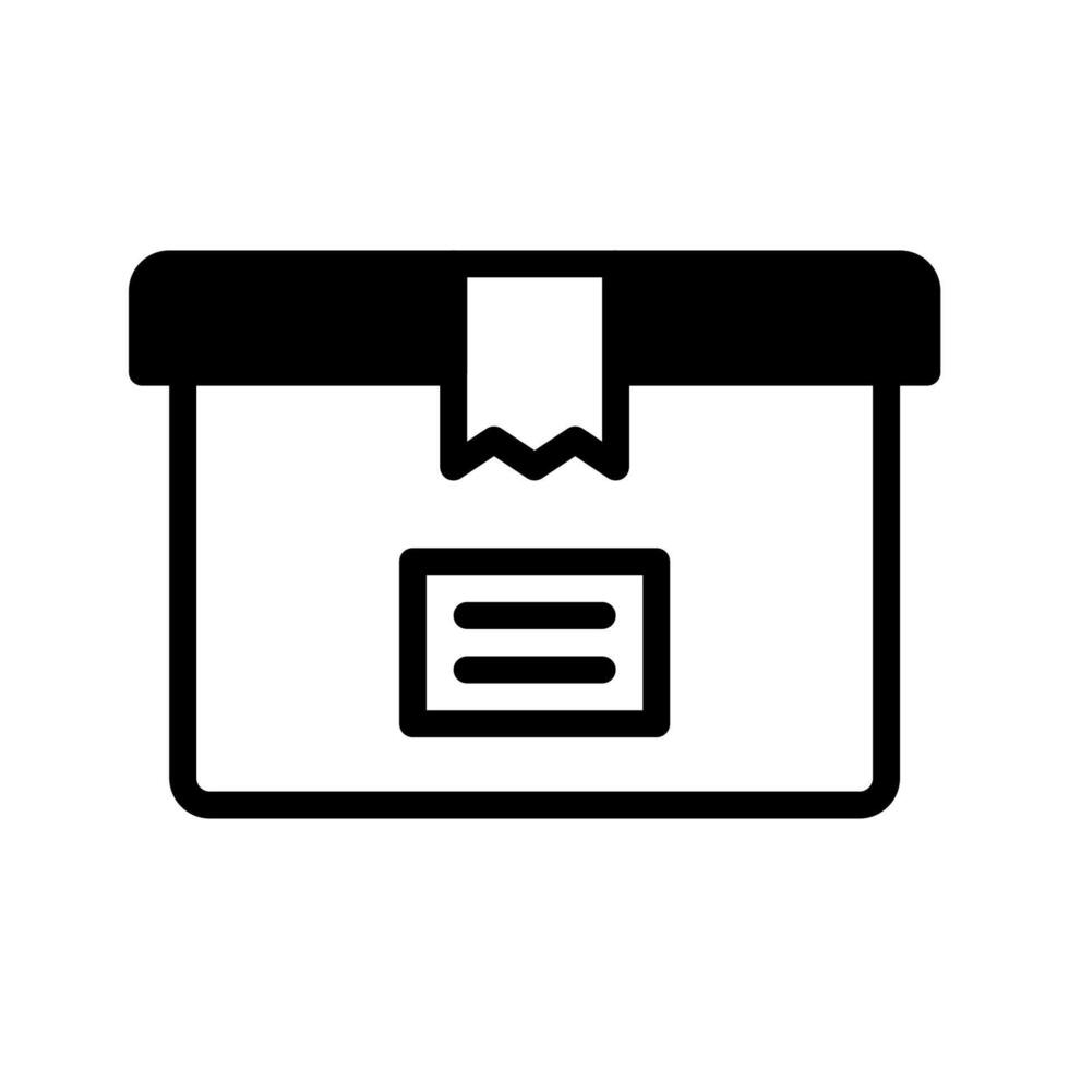 box icon or logo illustration outline style. Icons ecommerce. vector
