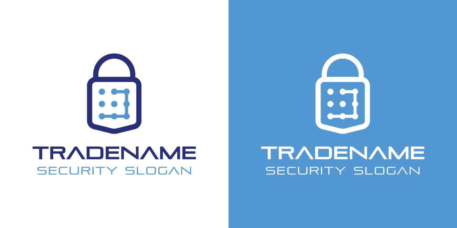 Letter J Smart Lock Logo, Perfect for Digital Padlock and Residential Security Services vector