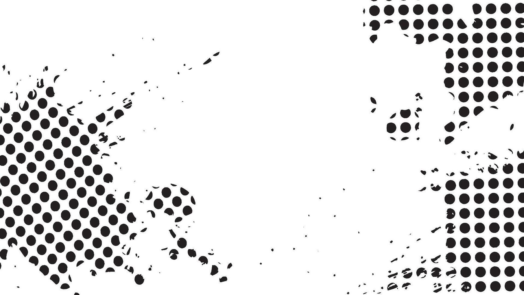 Grunge vintage design effect with halftone pattern. vector