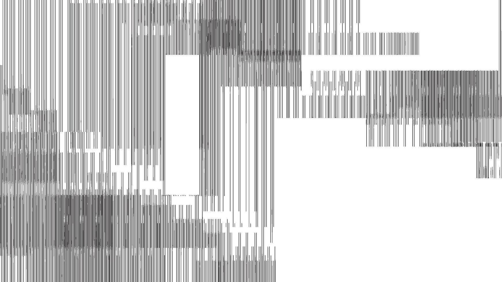 Straight line Grunge Texture background. Isolated Black on White Background. vector