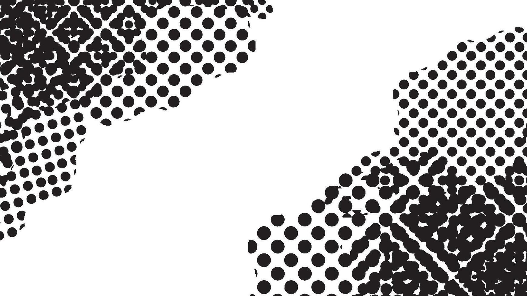 Dirty halftone grunge black and white background. vector