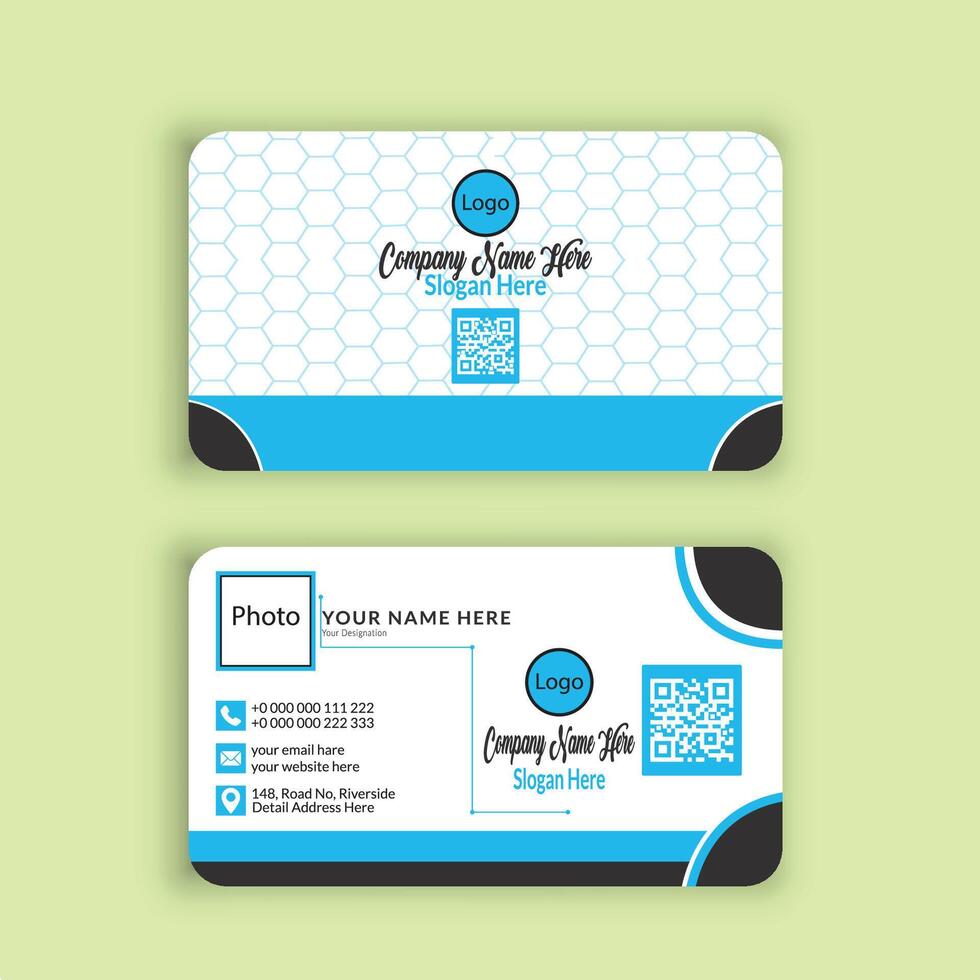 Unique Busniess Card Design vector