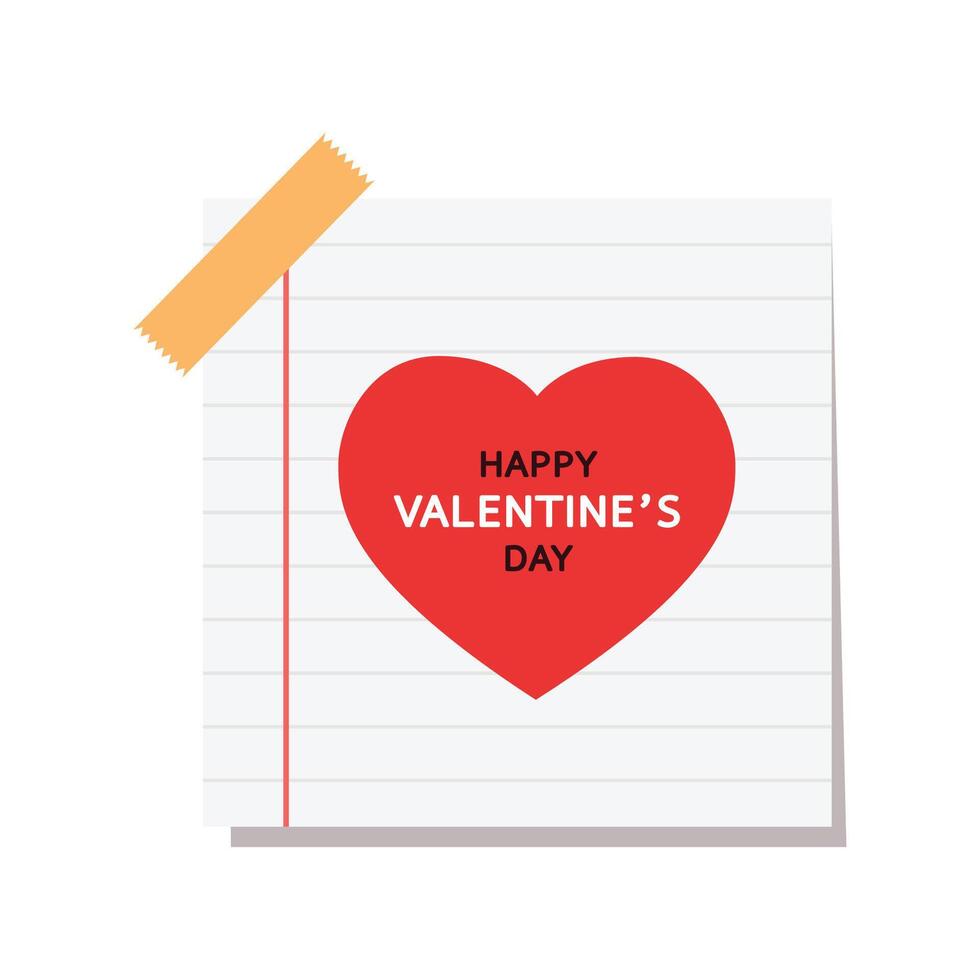 Valentine day wallpaper. Pink heart . Valentine day poster in paper style. vector