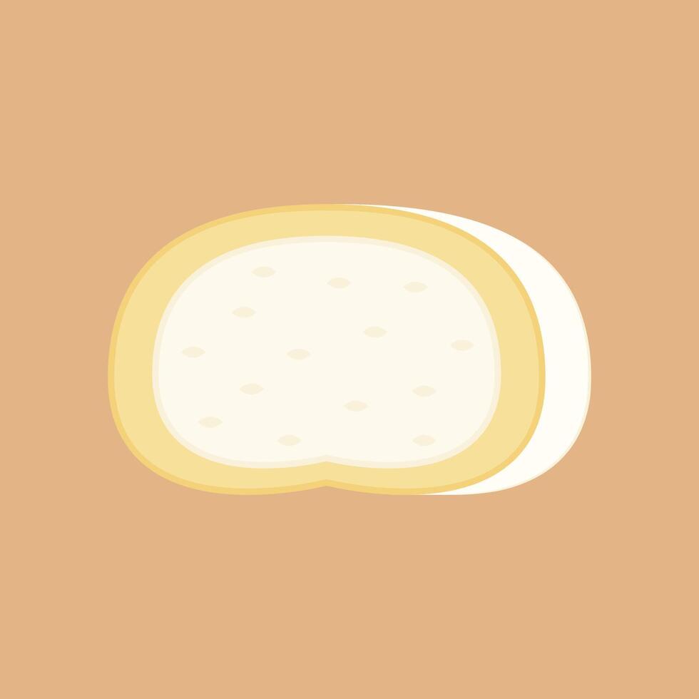 Swiss roll cake on background. Swiss roll cake . vector