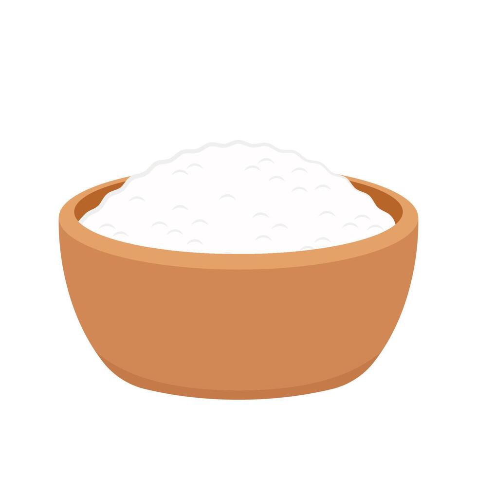 Brown Bowl. Bowl on white background. bowl . vector