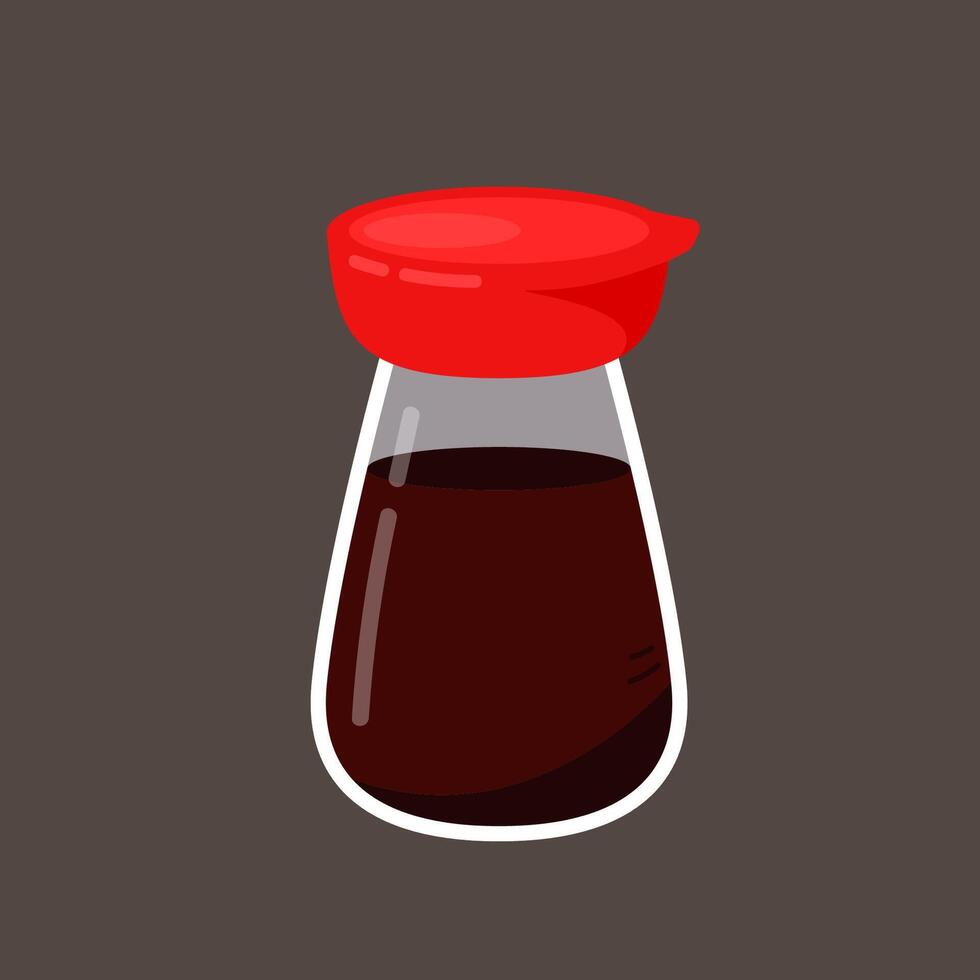 Shoyu sauce. Japan sauce . vector