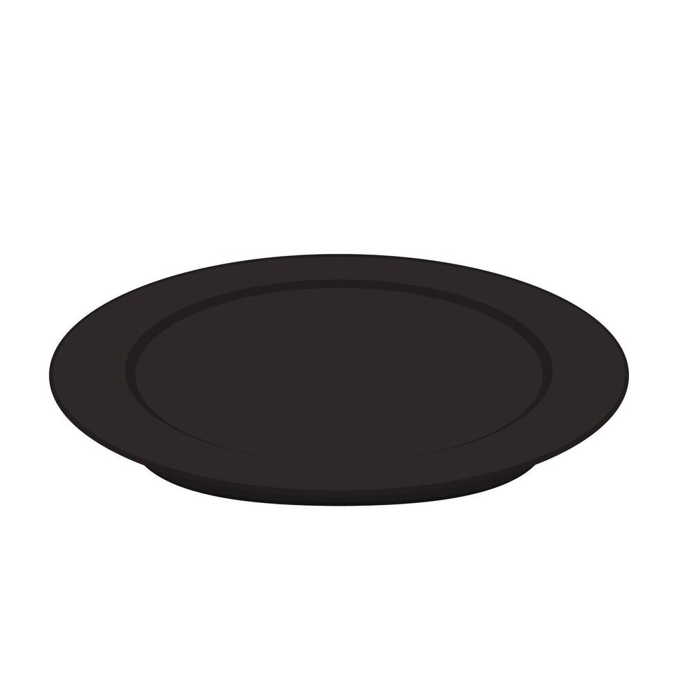 Plate . Plate on white background. Plate stack. vector