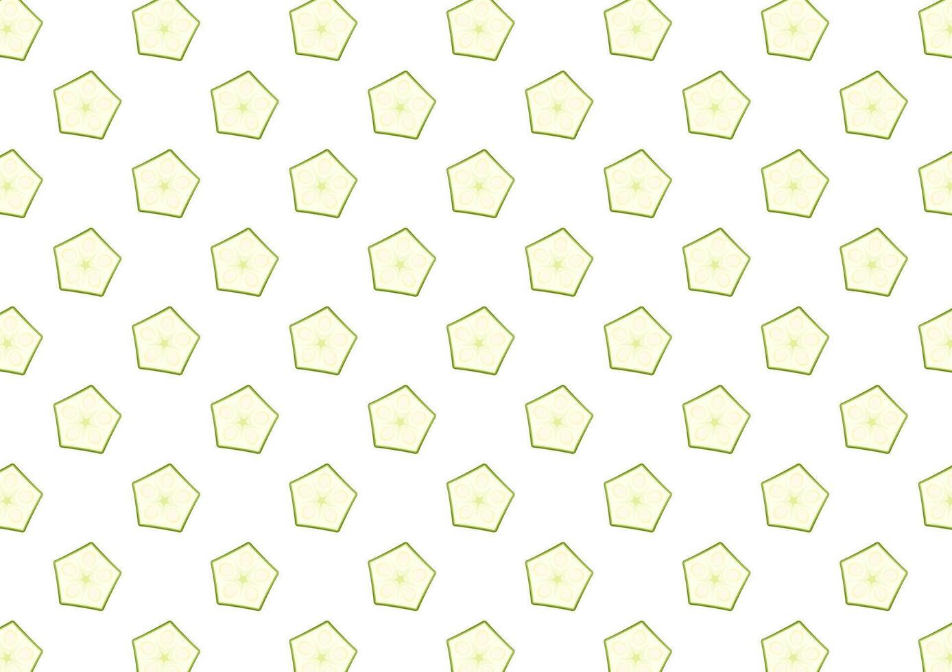 Okra pattern wallpaper. Okra on white background. Okra . vector