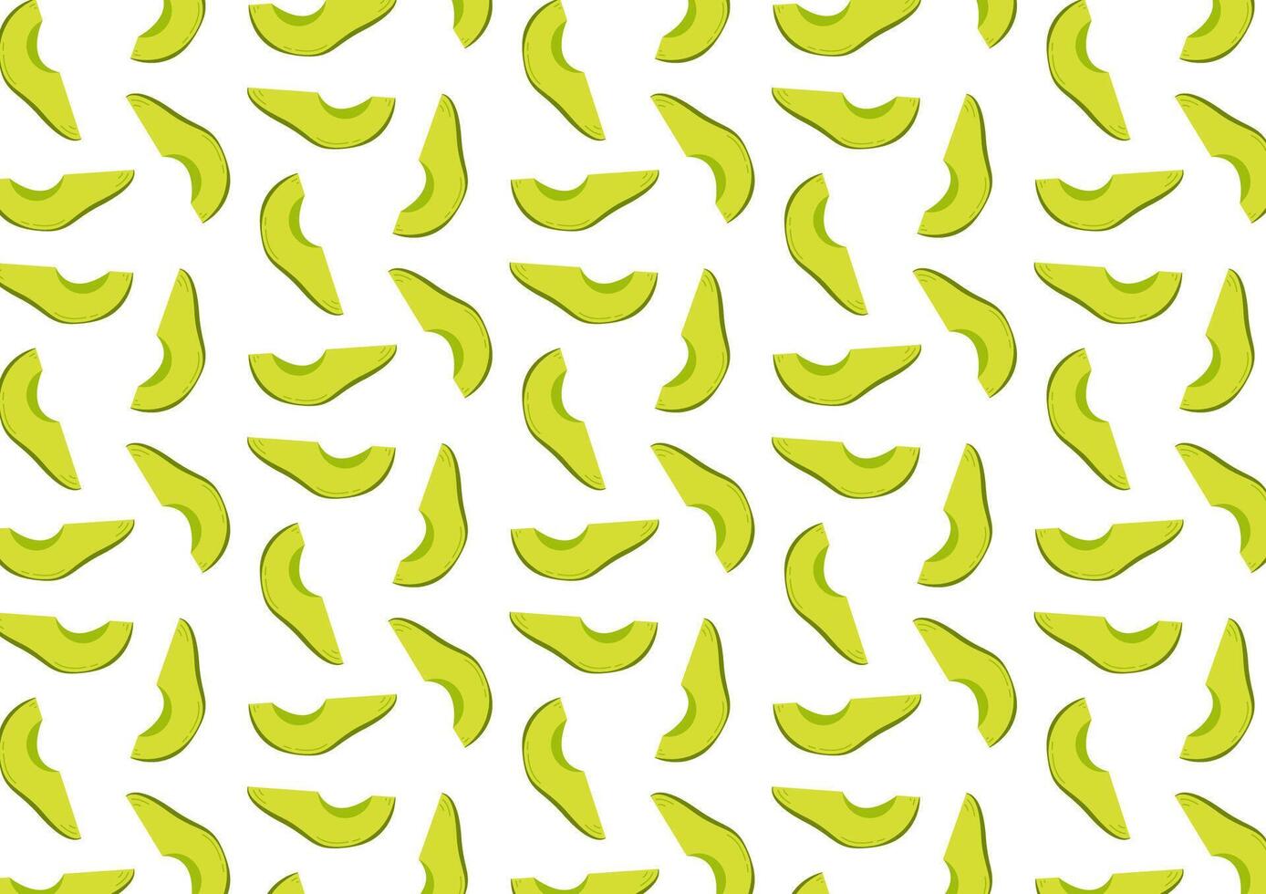Avocado . avocado on white background. Avocado pattern wallpaper. vector