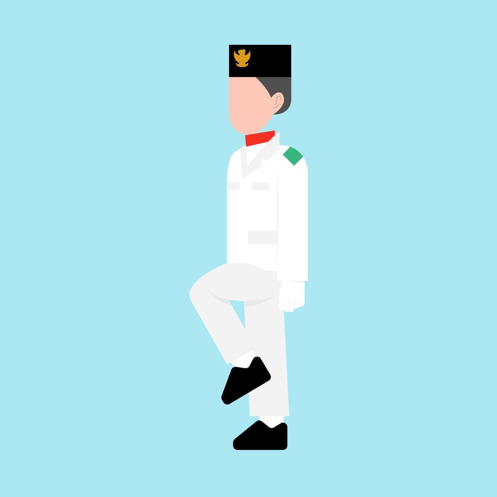 Paskibraka Indonesian Independence Day vector