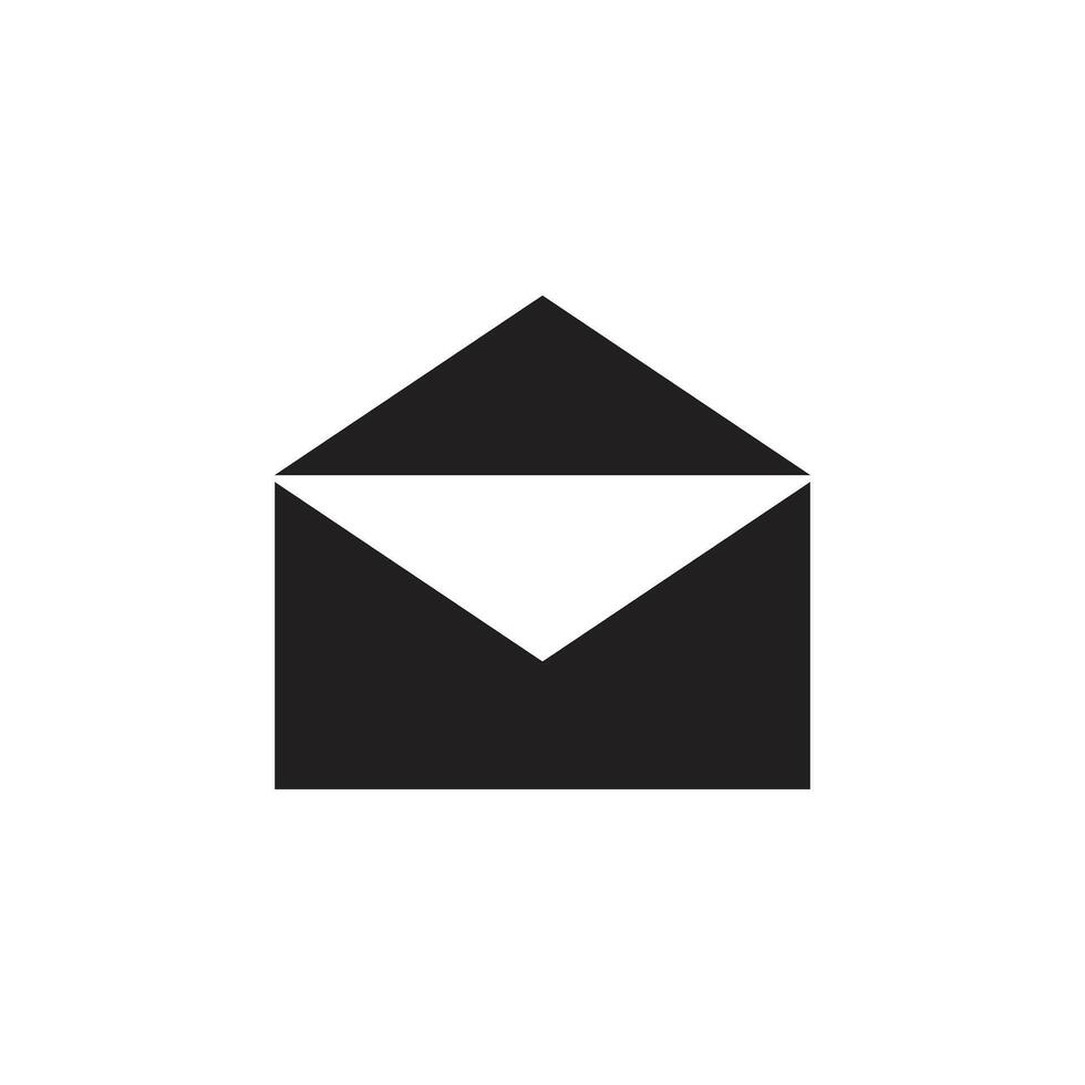 envelope icon symbol on white background vector