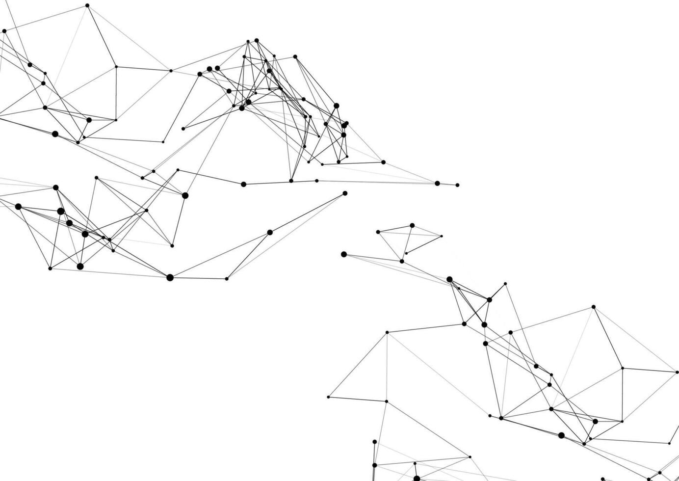 abstract network communications background design vector