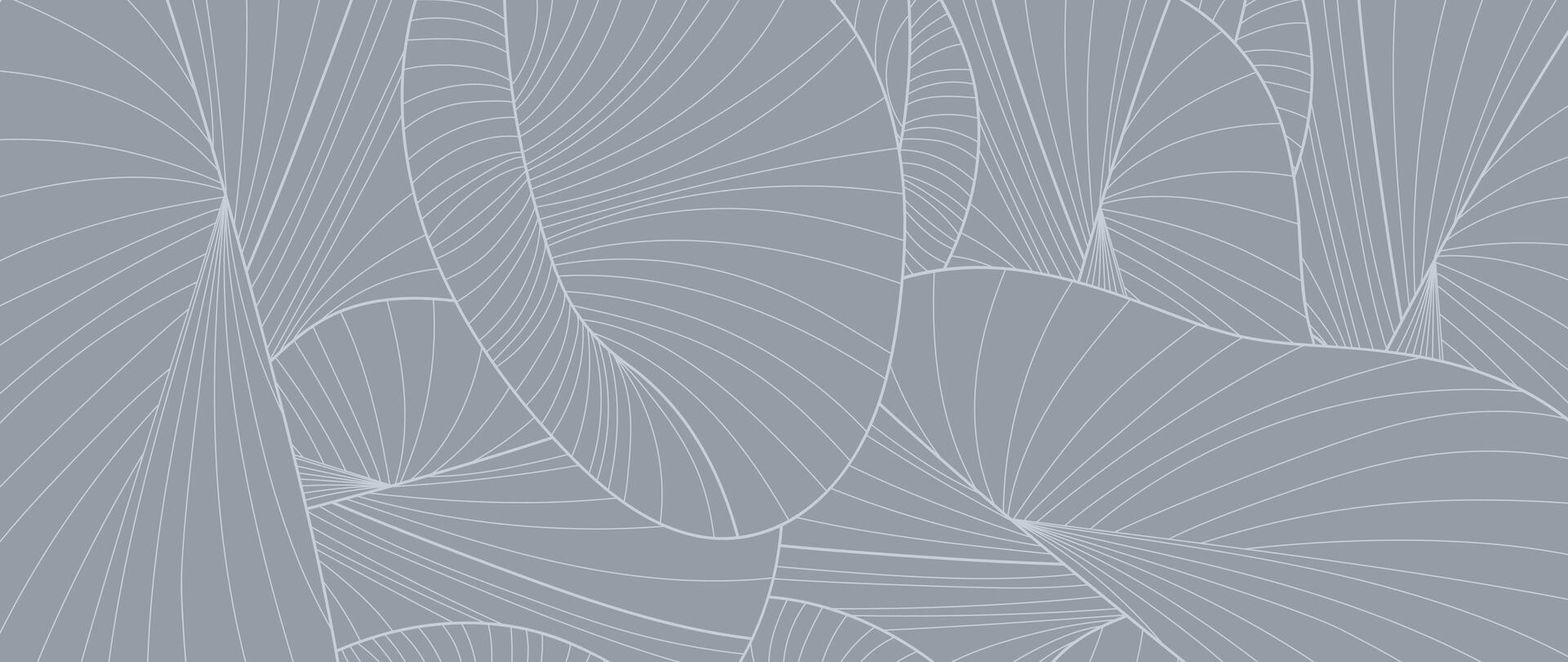 Abstract line art background . Minimalist pencil hand drawn contour doodle scribble curve lines style background. Design illustration for fabric, print, cover, banner, decoration, wallpaper. vector