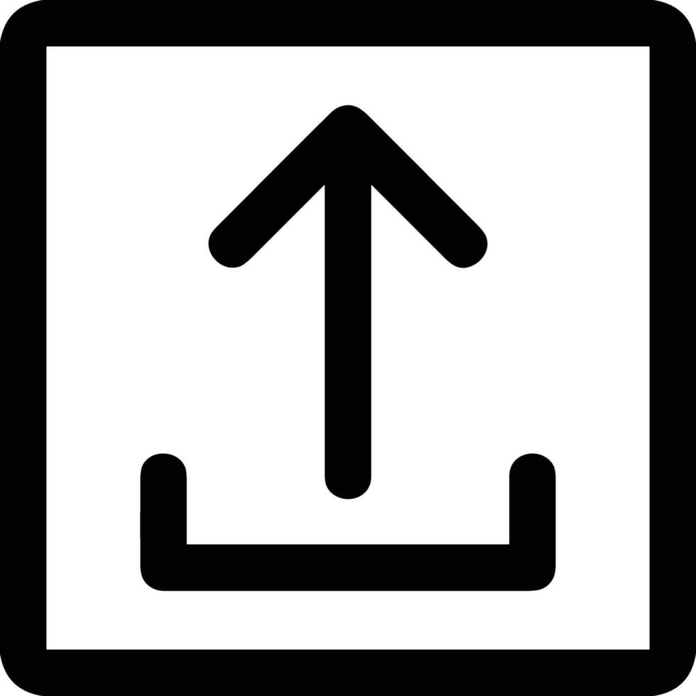 Upload icon symbol image vector