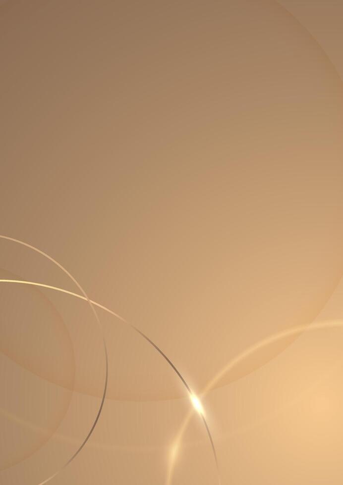Abstract golden lines background with luxury golden illustration. vector