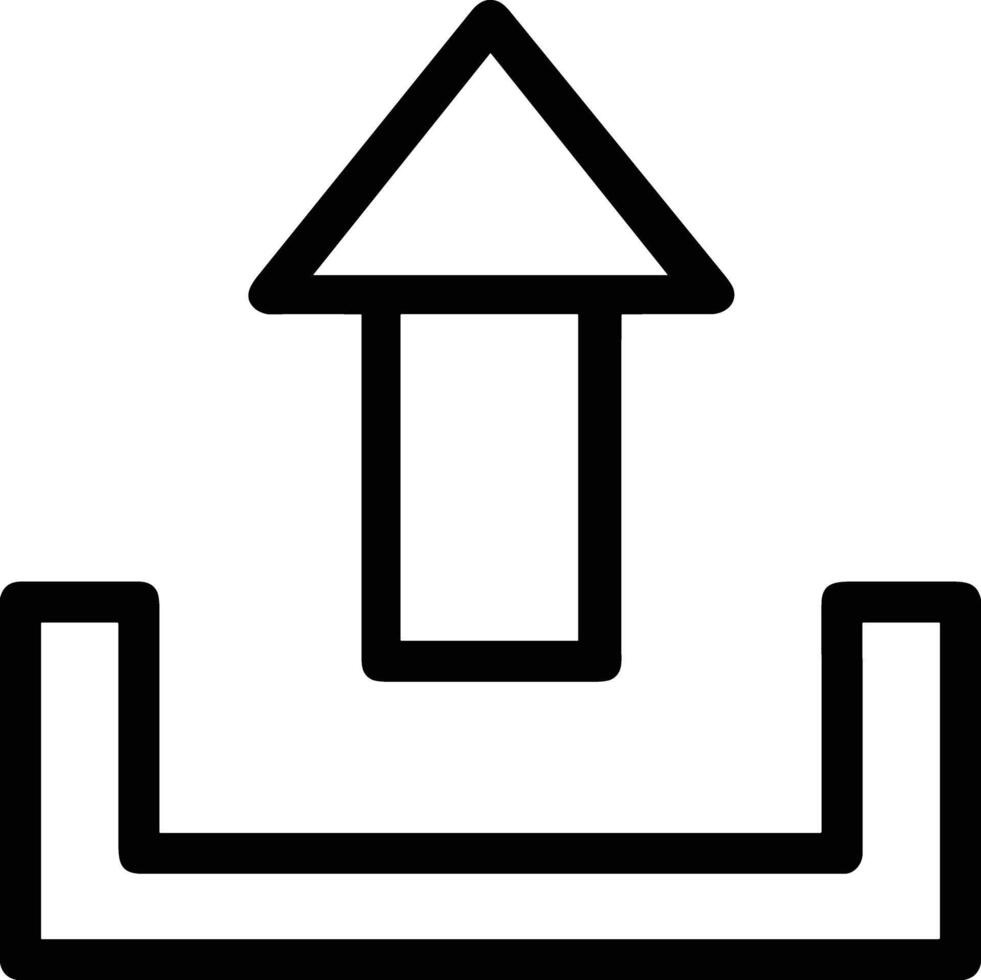 Upload icon symbol image vector