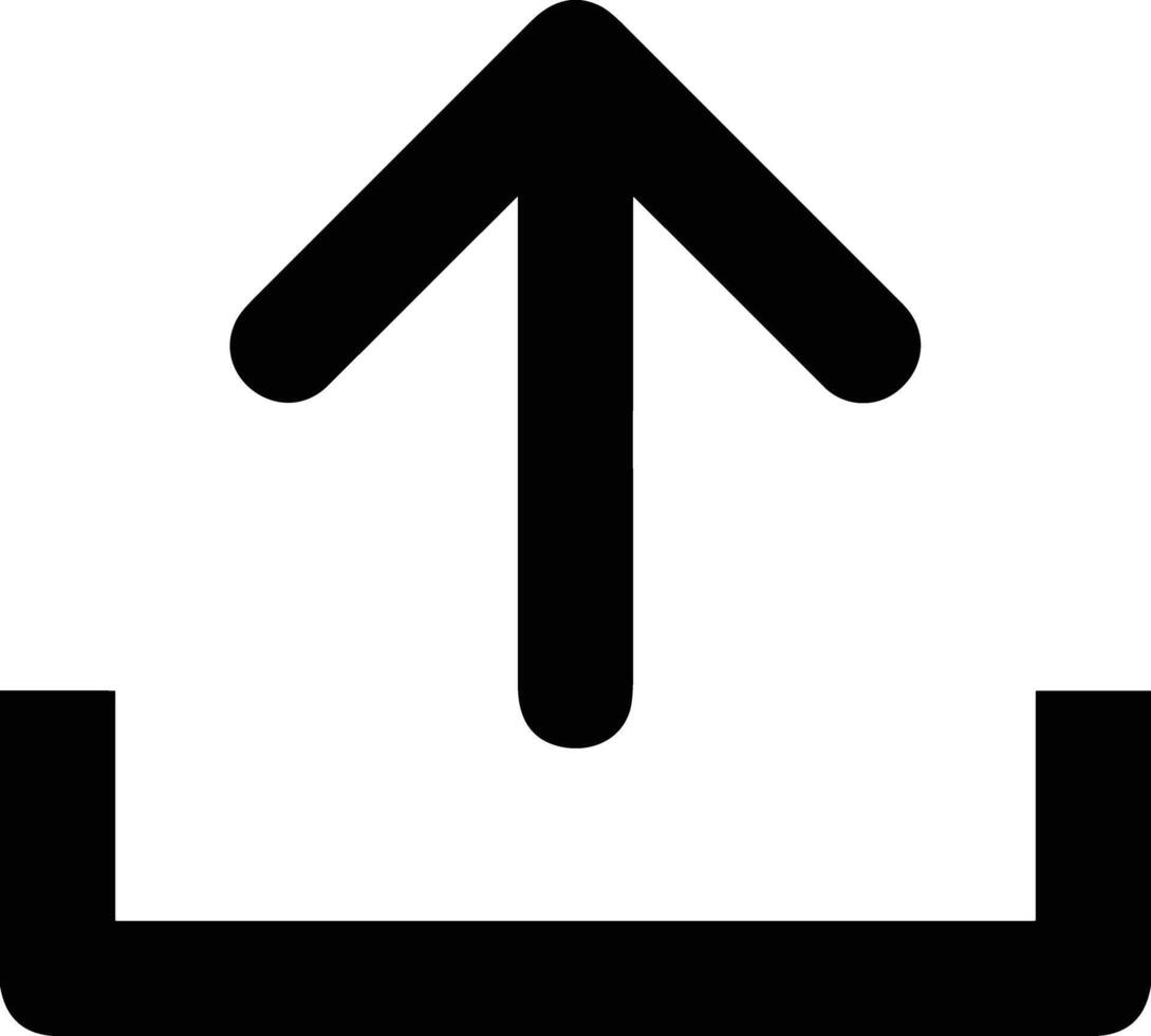 Upload icon symbol image vector