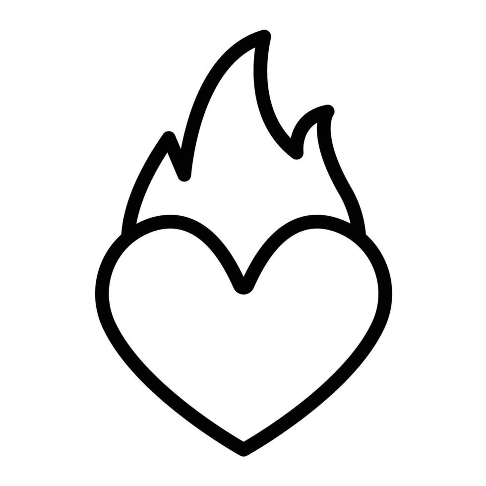 Passion Line icon design vector
