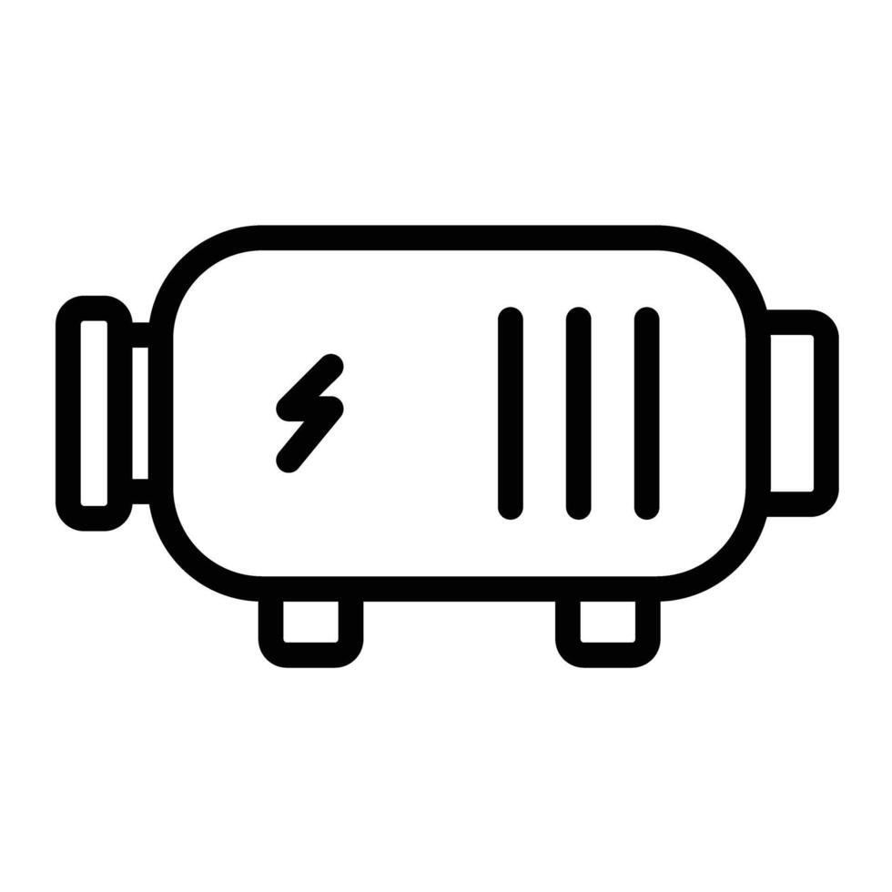 Pump Line Icon Design vector