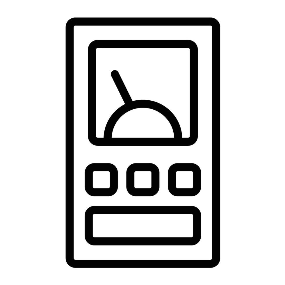 Measurement Line Icon Design vector