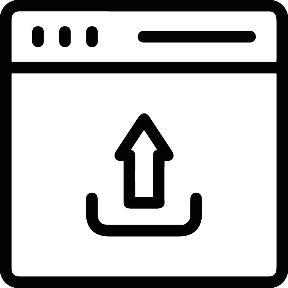 Upload icon symbol image vector