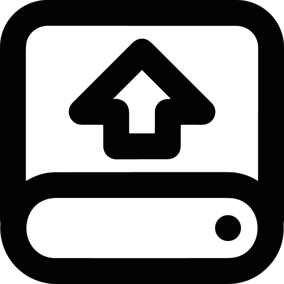 Upload icon symbol image vector