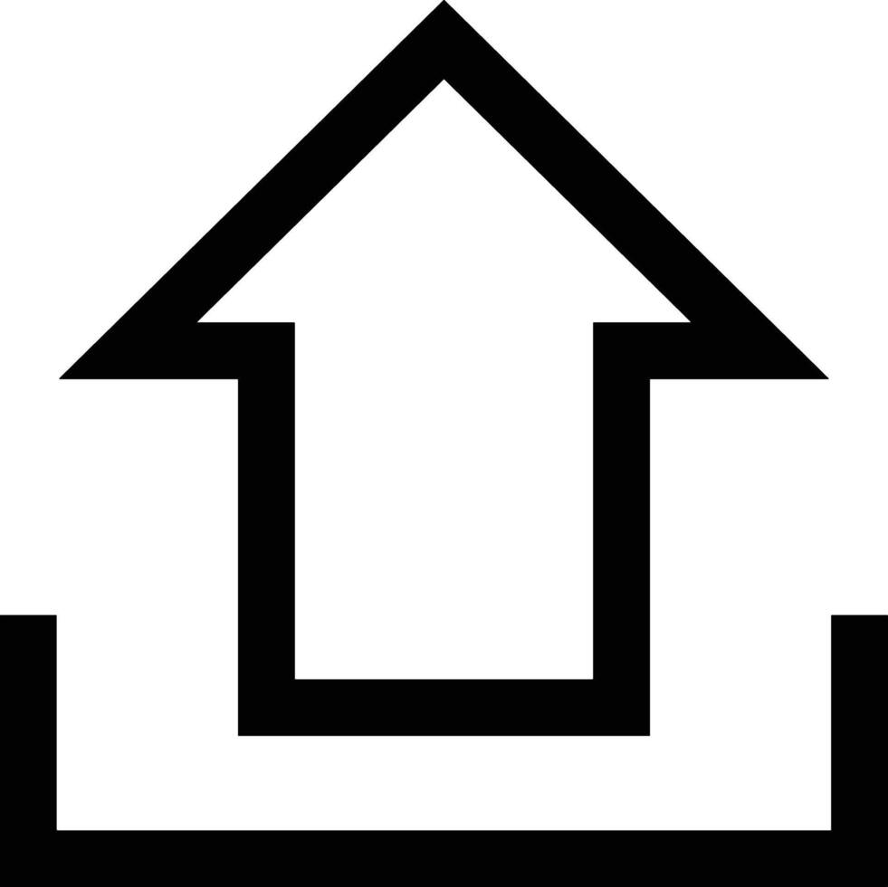 Upload icon symbol image vector