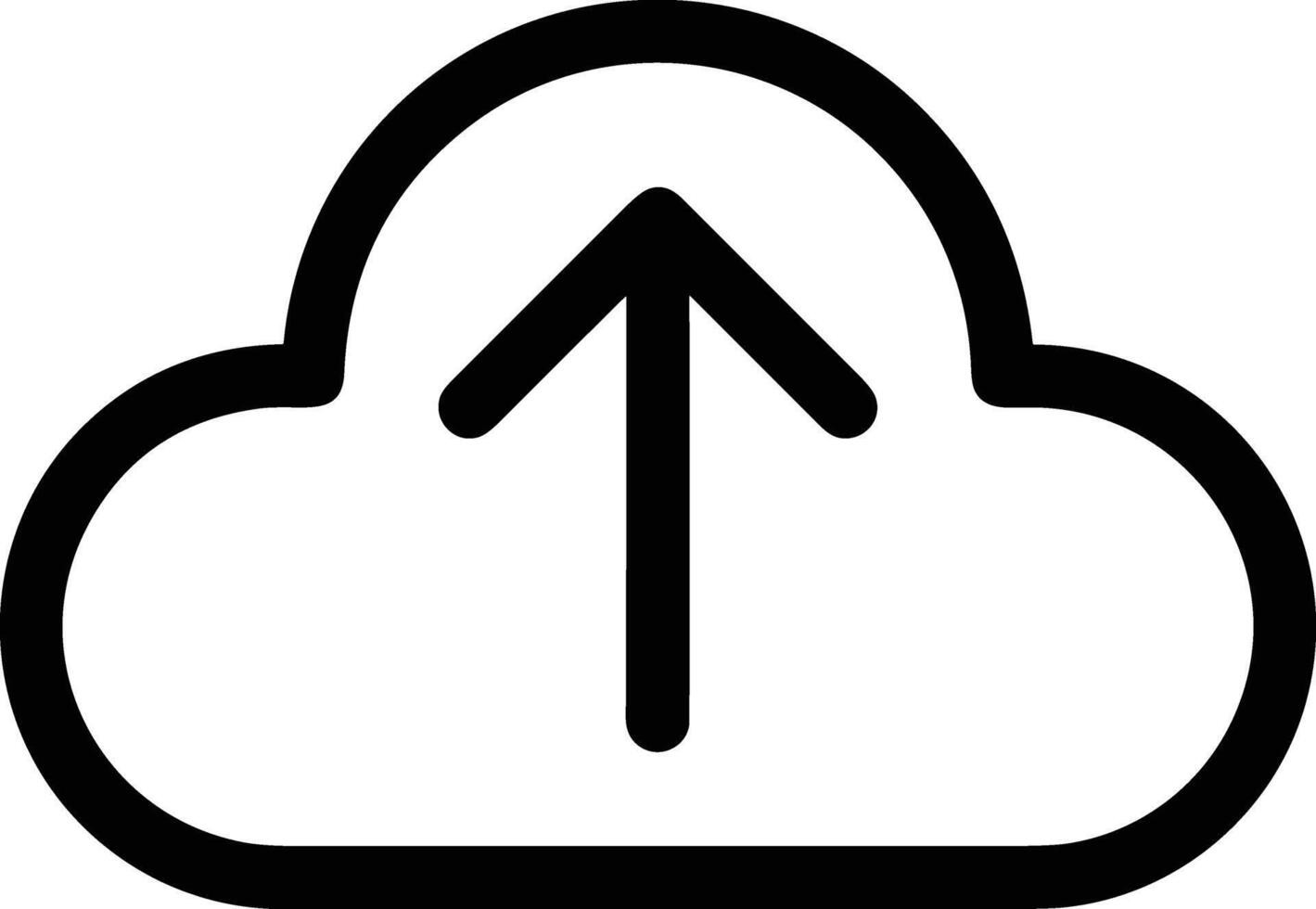 Upload icon symbol image vector