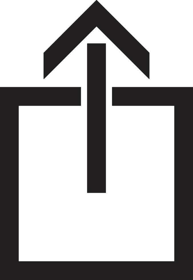 Upload icon symbol image vector