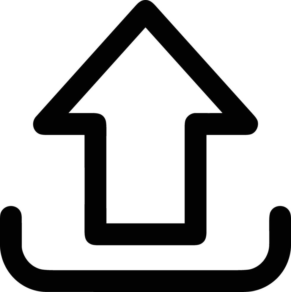 Upload icon symbol image vector