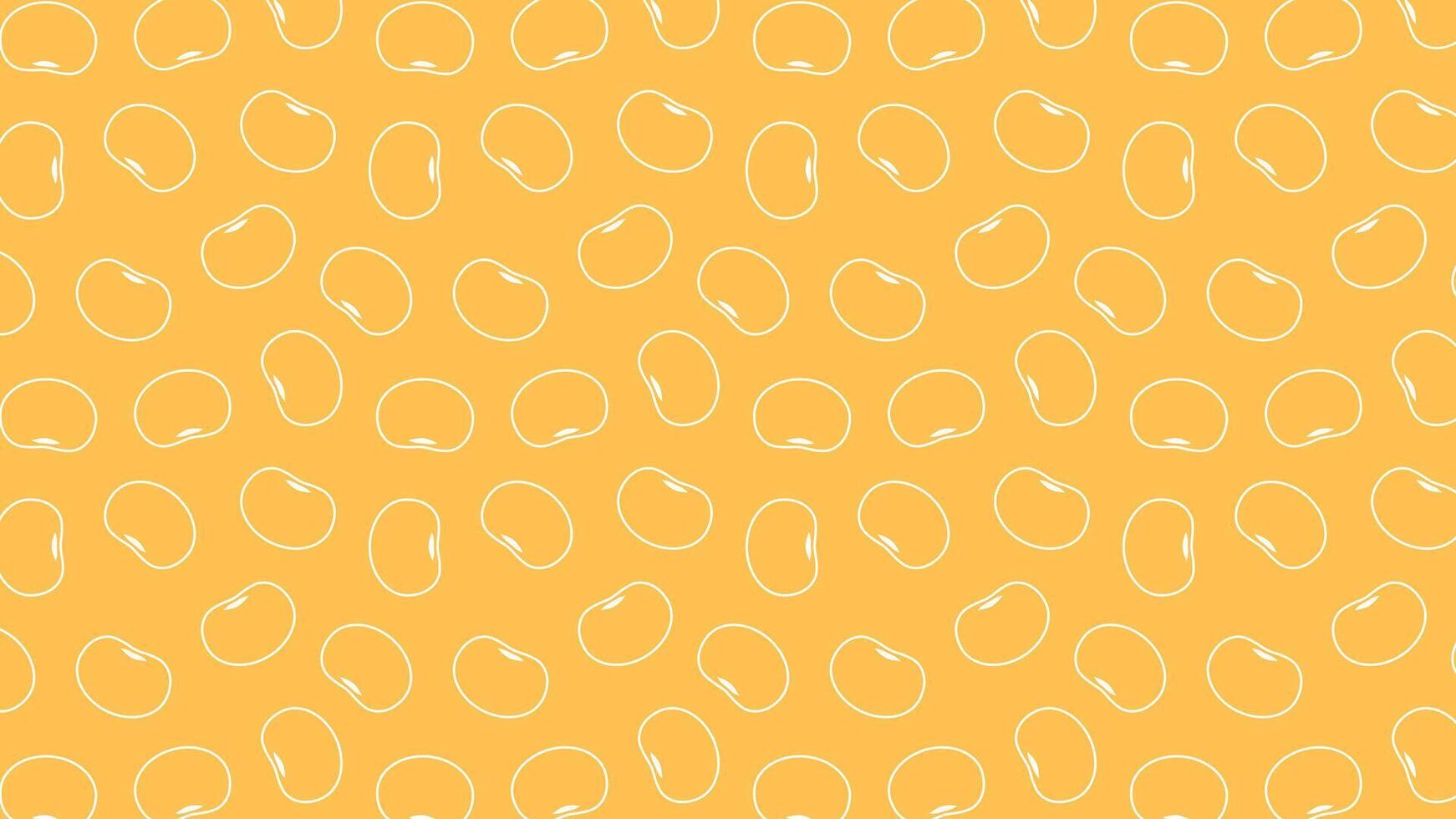 Soybean pattern . Soy bean on white background. wallpaper. vector