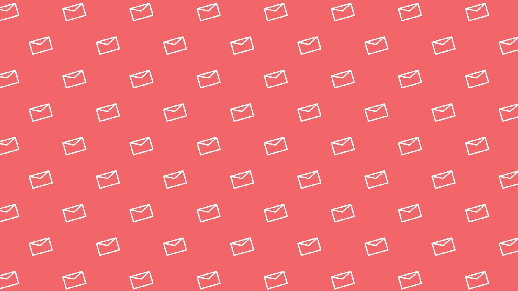 Mail pattern wallpaper. Mail doodle symbol. Love Letter pattern. vector