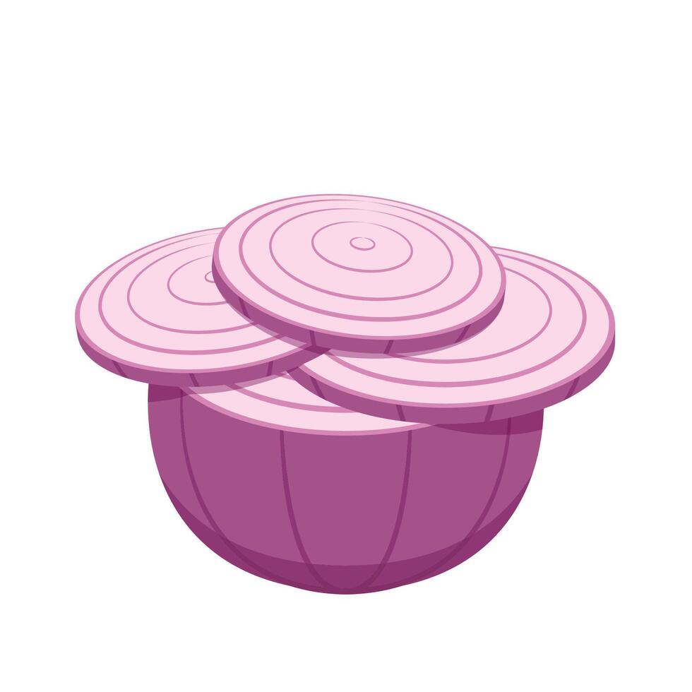 Onion . Onion logo design. Onion on white background. vector