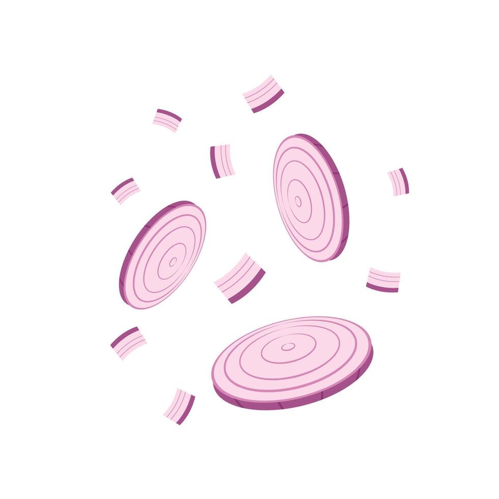 Onion . Onion logo design. Onion on white background. vector